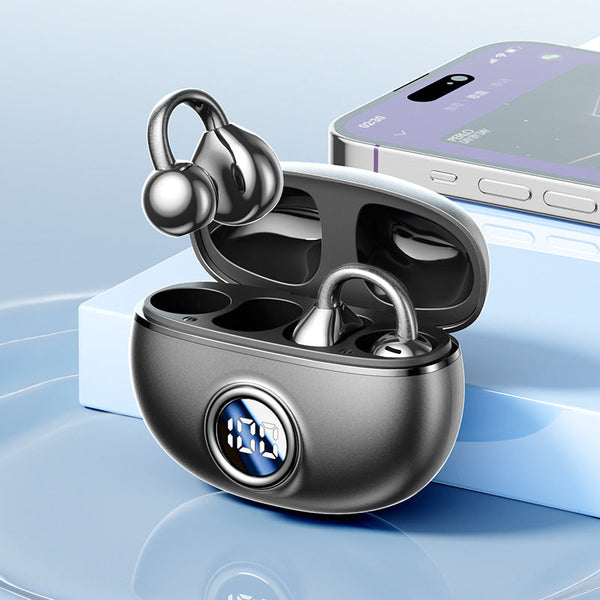 Elosung Black M97 Spherical Ows Plated Over Ear Bluetooth Earphones Stylish Design Superior Sound Quality Comfortable Fit Headphones