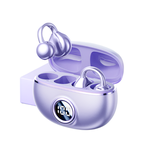 Elosung Purple M97 Spherical Ows Plated Over Ear Bluetooth Earphones Stylish Design Superior Sound Quality Comfortable Fit Earbuds