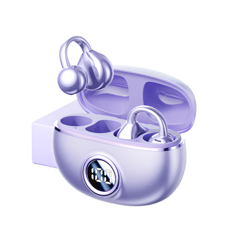 Elosung Purple M97 Spherical Ows Plated Over Ear Bluetooth Earphones Stylish Design Superior Sound Quality Comfortable Fit Earbuds