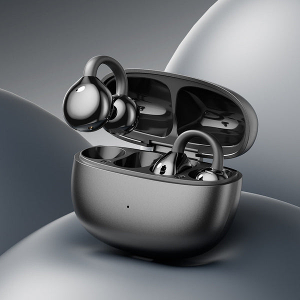 Elosung Black M108 Spherical Ows Over Ear Bluetooth Earphones Stylish Design Premium Sound Wireless Convenience Headphones