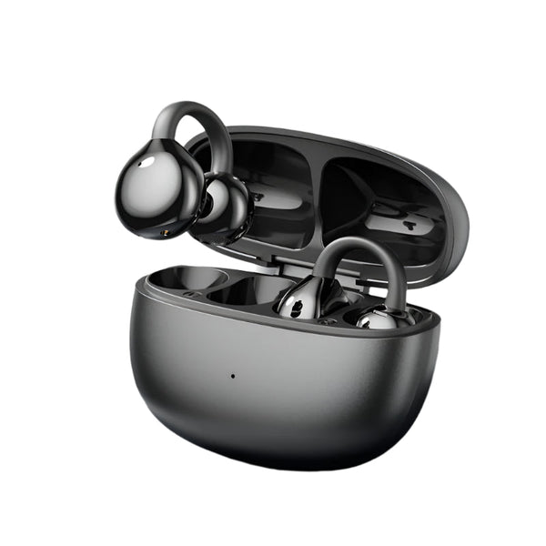 Elosung Black M108 Spherical Ows Over Ear Bluetooth Earphones Stylish Design Premium Sound Wireless Convenience Headphones