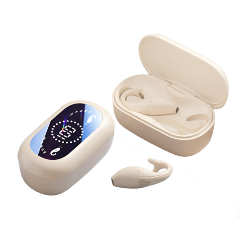 Elosung Skin Dolphin M66 Clip On Bluetooth Earphones Wireless 8+ Hours Battery 15M Transmission Range Durable Pc+Abs Material Earbuds