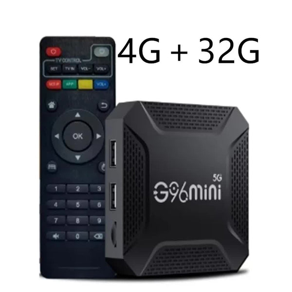 G96mini 5G Android Tv Box Rk3228 Processor 8K Hd 13.0 Wifi Smart Box(4G+32G) Internet & Media Streamers