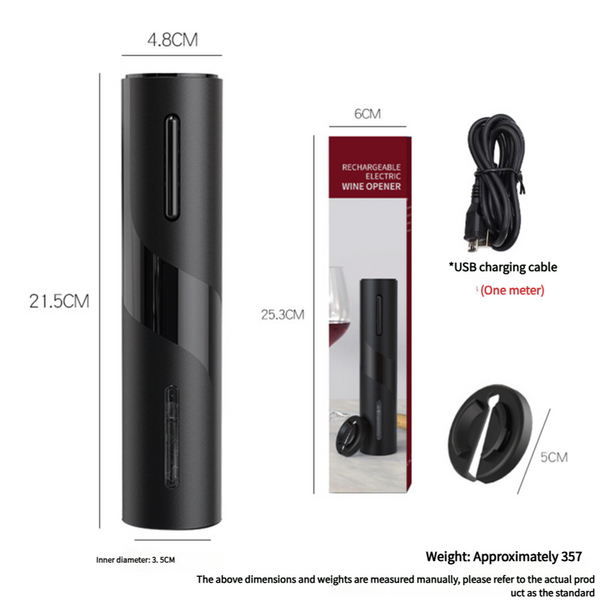 Elosung Rechargeable Electric Wine Opener Easy To Use Bottle Corkscrews & Bottle Openers