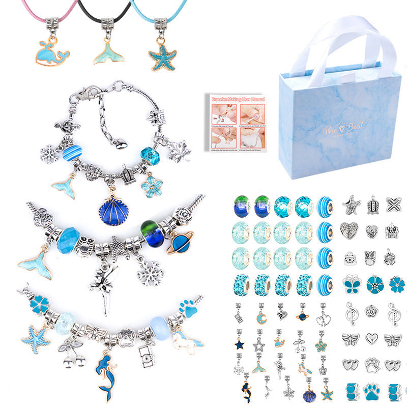 Elosung Diy Children's Bracelet Kit Bead Craft Puzzle Gift Set For Creative Play Other Kids Crafts