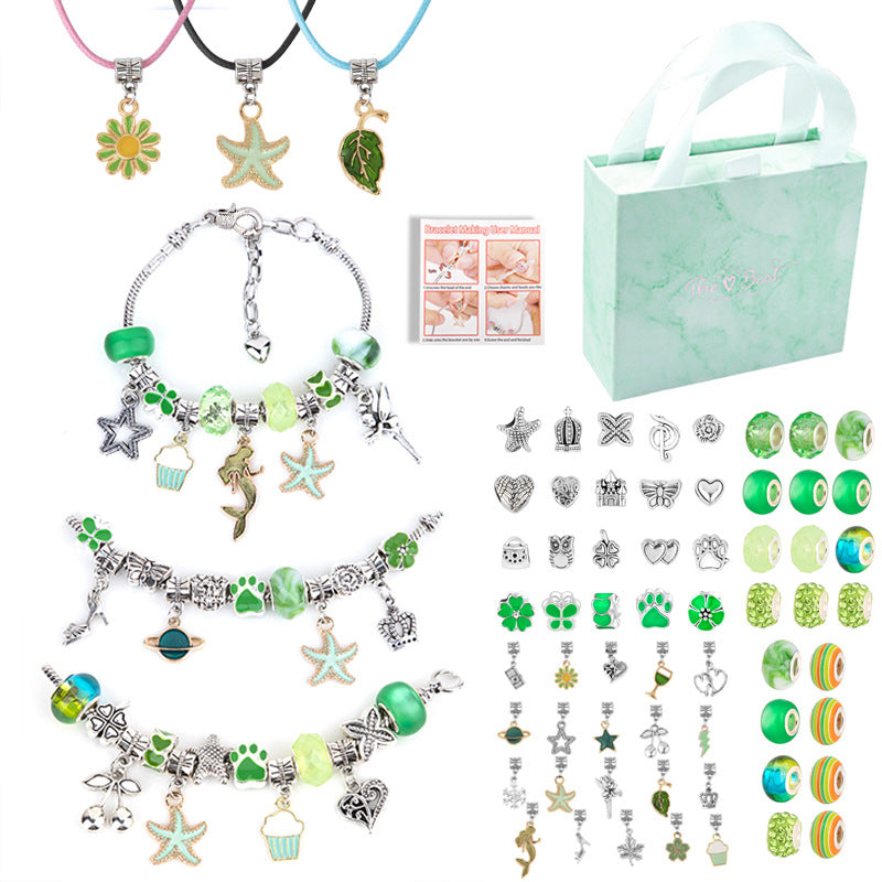 Elosung Diy Children's Bracelet Kit Bead Craft Puzzle Gift Set For Creative Play Other Kids Crafts