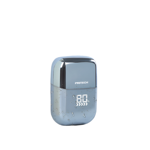 Elosung Pritech Smart Portable Mini Electric Shaver Digital Display Model Rsm 2289 Light Blue Men's Shavers