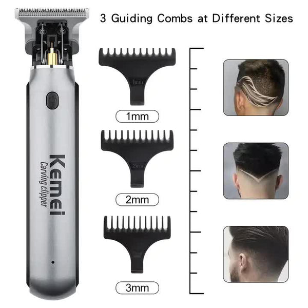 Elosung Km 1757 Professional Hair Clipper Electric Trimmer For Carving Styling & Precision Cuts Clippers & Trimmers