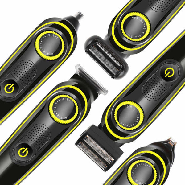 Elosung Km 696 5 In 1 Multifunctional Hair Clipper Electric Trimmer Shaver & Nose Set Clippers & Trimmers