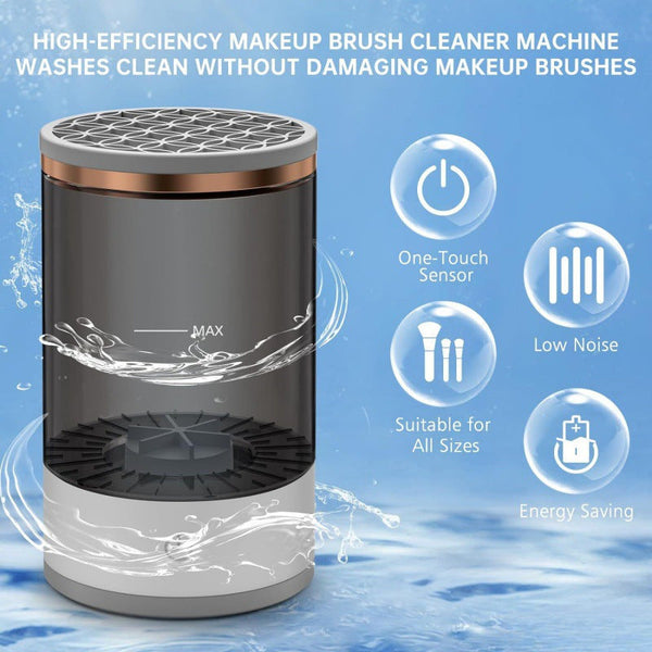 Elosung Black Usb Powered Automatic Makeup Brush Cleaner Fast Hygienic And Easy To Use Cleaning Machine Brush Cleaners