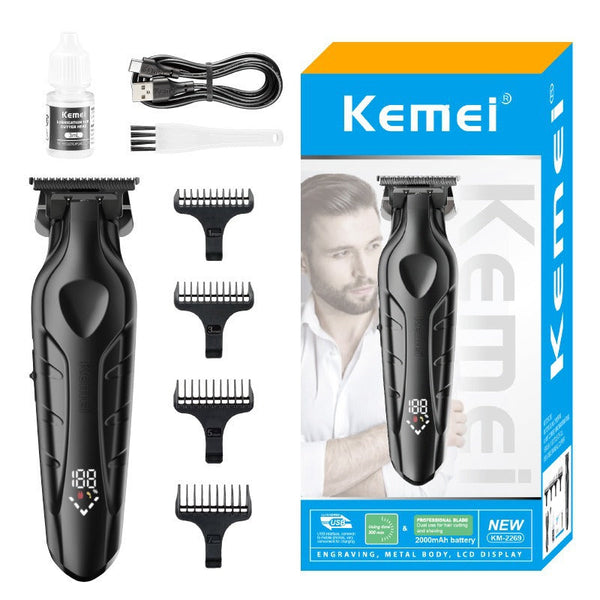 Elosung Km 2269 Professional Hair Clipper Cordless Electric Trimmer For Precision Haircutting And Styling Clippers & Trimmers