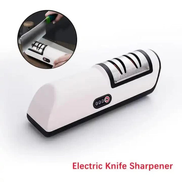Elosung Black Electric Knife Sharpener Stone High Speed Diamond Grinding Wheel Efficient And Easy To Use Blade Sharpening Tool For Home Professional S