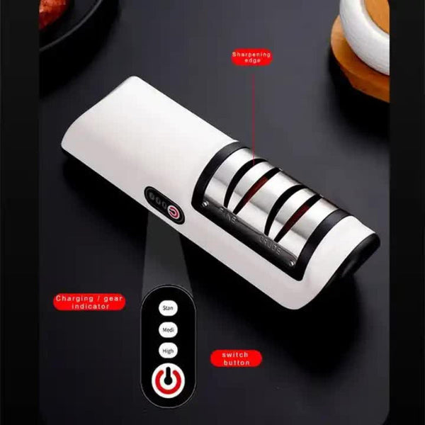 Elosung Orange Electric Knife Sharpener Stone High Speed Diamond Grinding Wheel Efficient And Easy To Use Blade Sharpening Tool For Home Professional