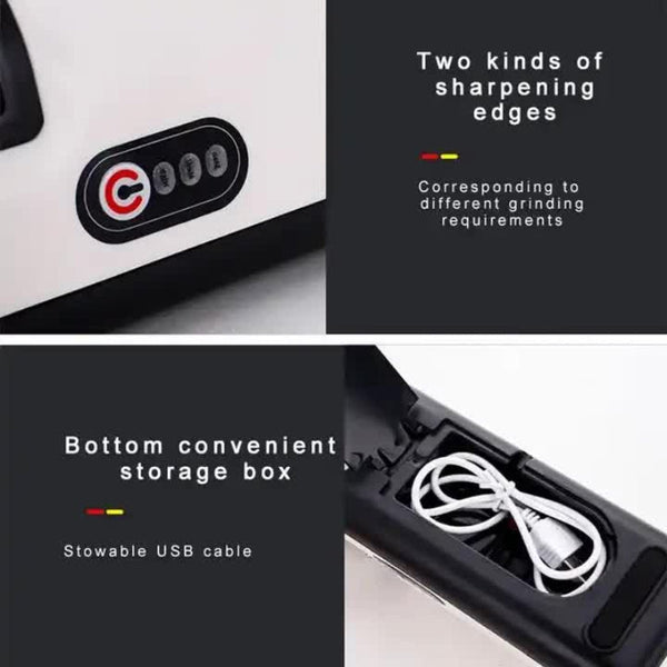 Elosung Orange Electric Knife Sharpener Stone High Speed Diamond Grinding Wheel Efficient And Easy To Use Blade Sharpening Tool For Home Professional