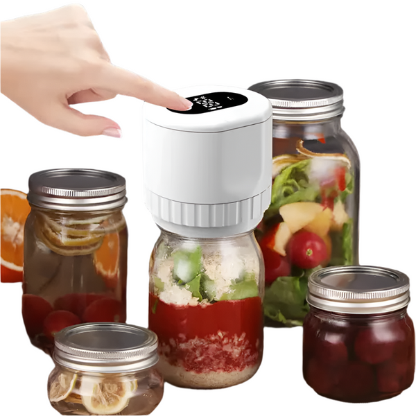 Elosung White Automatic Vacuum Sealer Compact Electric Food Preserver Home And Freshener Vacuum Sealers