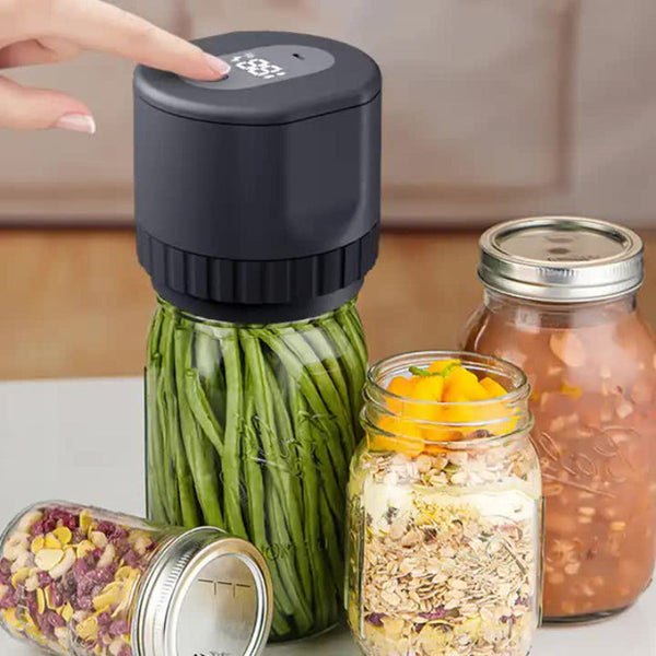 Elosung Black Automatic Vacuum Sealer Compact Electric Food Preserver Home And Freshener Vacuum Sealers