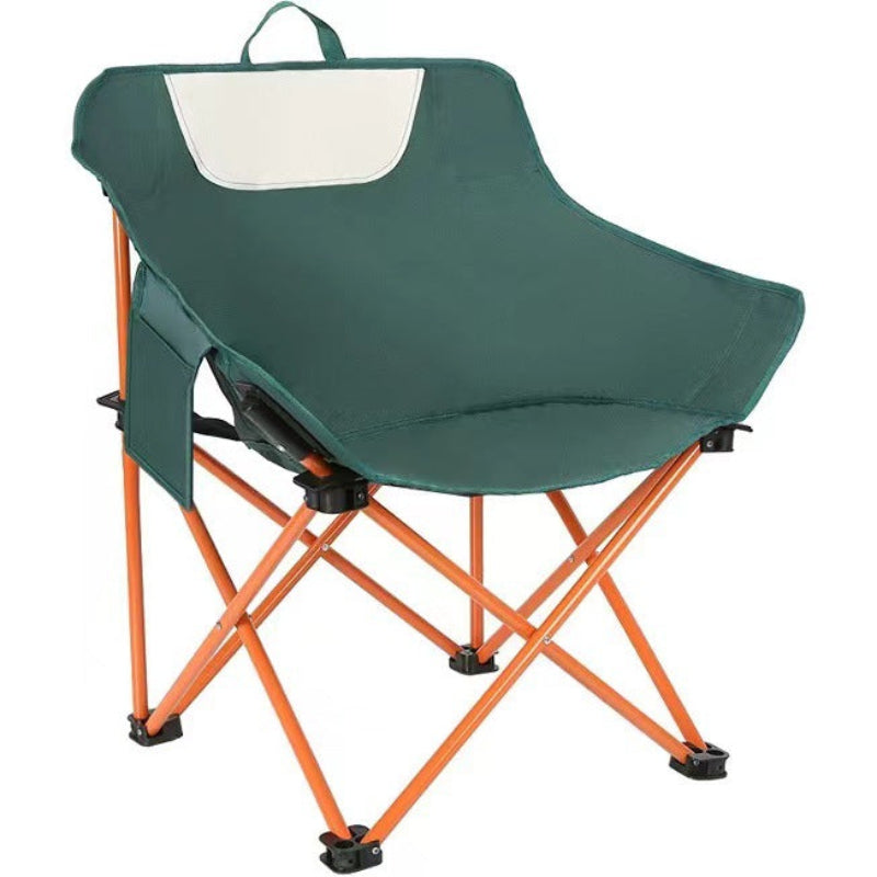 Elosung Green Outdoor Folding Camping Chair Portable Lounge Lightweight Beach Fishing Stool And Picnic Seat Perfect For Adventures Camping Chairs