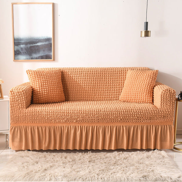 Elastic Sofa Cover Orange (145 185Cm) Slipcovers