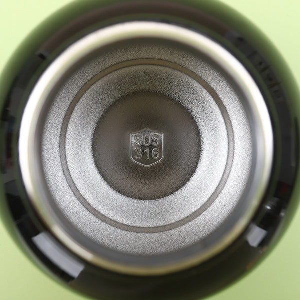 Elosung Blue 316 Stainless Steel Tea Flask With Independent Compartment Double Drink Insulation High Quality Design Handle Large Capacity For Women Va