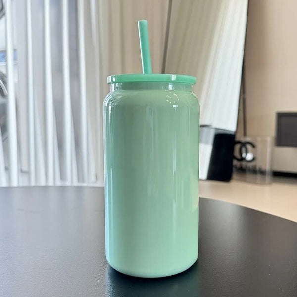 Elosung Green 16Oz 304 Stainless Steel Insulated Travel Mug Portable Outdoor Coffee Cup Double Wall Thermos For Hot & Cold Beverages Vacuum Flasks & M