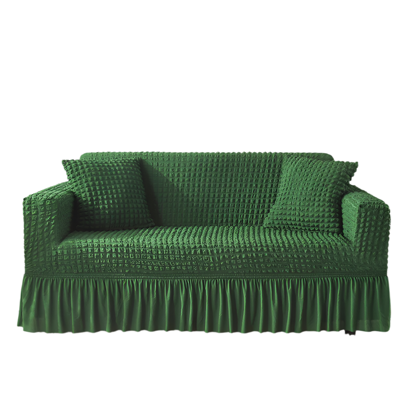 Elosung Elastic Sofa Cover Green (305 360Cm) Slipcovers
