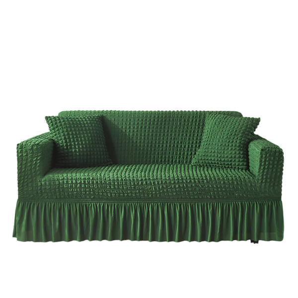 Elastic Sofa Cover Green (145 185Cm) Slipcovers
