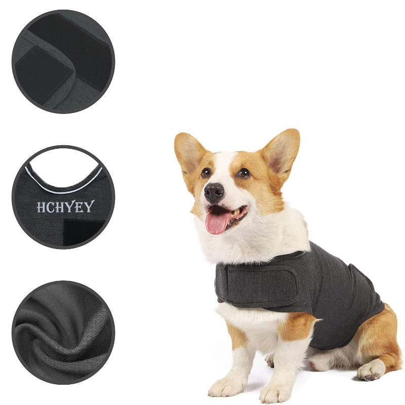 Elosung S Dog Vest Jacket Warm Soft And Comfortable Coat For Winter Calming Insulating Apparel Dog Clothing & Shoes