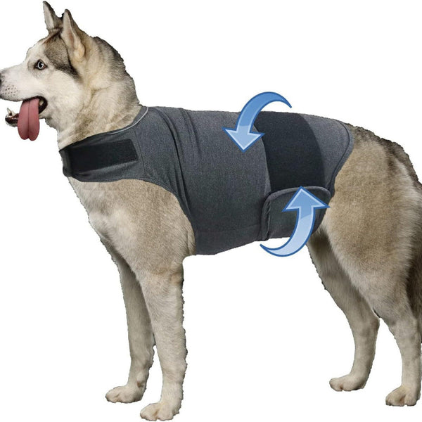 Elosung S Dog Vest Jacket Warm Soft And Comfortable Coat For Winter Calming Insulating Apparel Dog Clothing & Shoes