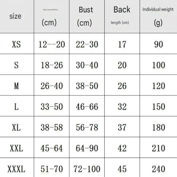 Elosung M Dog Vest Jacket Warm Soft And Comfortable Coat For Winter Calming Insulating Apparel Dog Clothing & Shoes