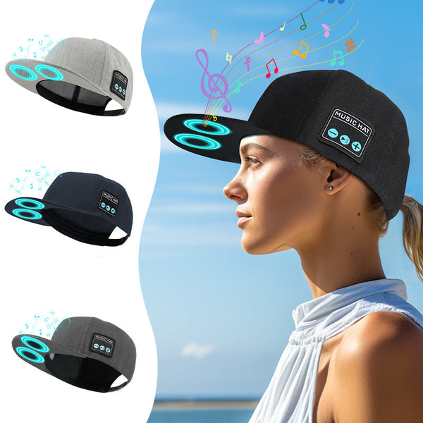Elosung Black Wireless Hat Bluetooth 5.4 Baseball Cap With Dual Speakers For Outdoor Sports And Music Hands Free Audio Experience Dog Clothing & Shoes