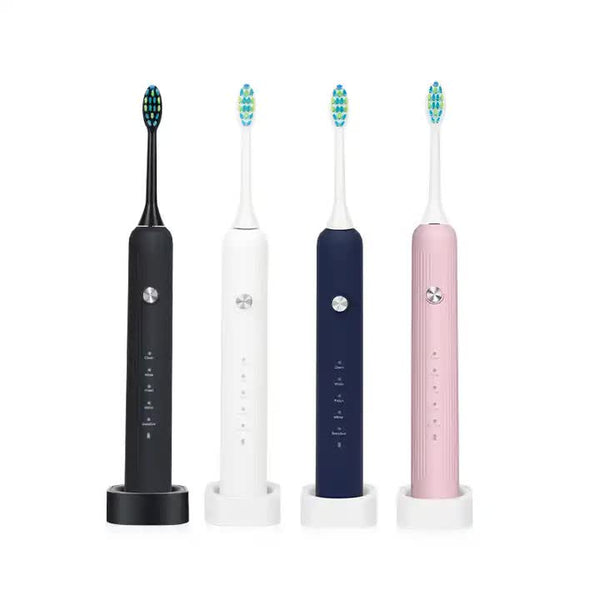 Elosung Pink Electric Sonic Toothbrush Rechargeable Adult Model With Vibration Technology For Deep Clean And Oral Care Electric Toothbrushes