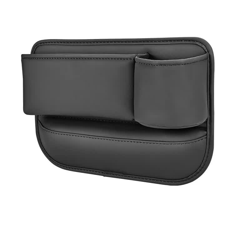 Elosung Black Left Car Seat Gap Storage Box Practical Organizer Filler For Easy Access And Extra Car Organisers