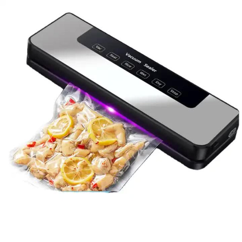 Elosung Home Use Automatic Vacuum Sealer Food Packaging Machine Small Sealing For Dry And Wet Compression Vacuum Sealers