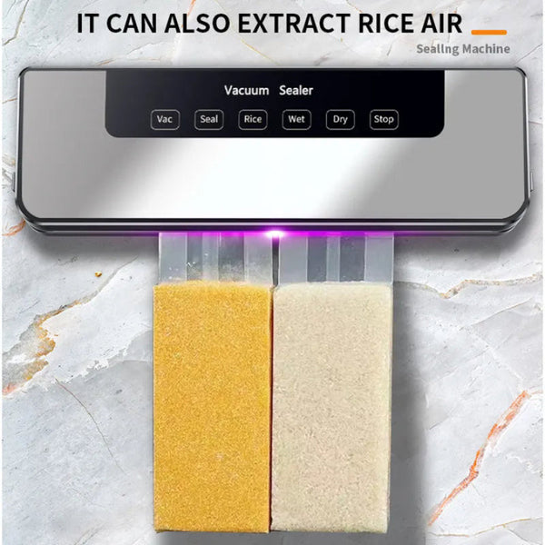 Elosung Home Use Automatic Vacuum Sealer Food Packaging Machine Small Sealing For Dry And Wet Compression Vacuum Sealers