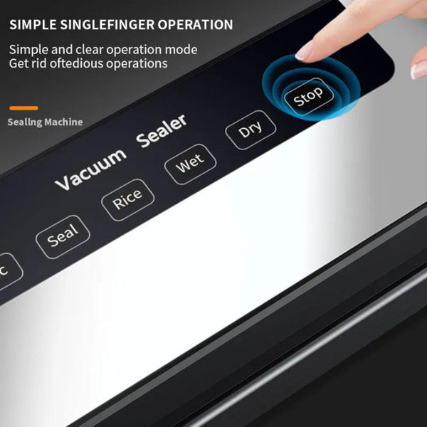 Elosung Home Use Automatic Vacuum Sealer Food Packaging Machine Small Sealing For Dry And Wet Compression Vacuum Sealers