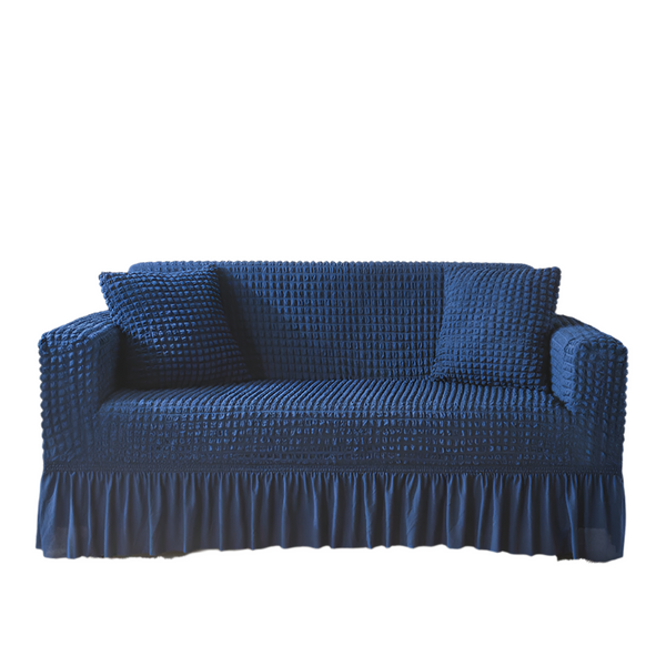 Elastic Sofa Cover Blue (145 185Cm) Slipcovers