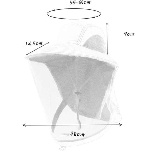 Navy Blue Outdoor Mosquito Proof Hat With Face Shield Breathable Fishing For Men Uv Protection Mesh Mask Hats