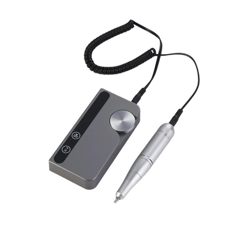 Elosung Grey Portable Rechargeable Electric Nail Drill Professional Polishing Machine For Beauty Salons Electric Files & Tools
