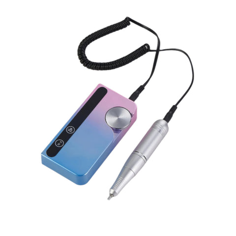 Elosung Blue Pink Portable Rechargeable Electric Nail Drill Professional Polishing Machine For Beauty Salons Electric Files & Tools