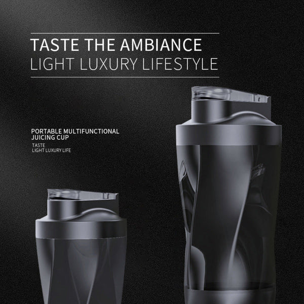 Elosung Black Portable High Capacity Juicer Cup Powerful Blender With Ice Crushing Capability For Smoothies & Juices Handheld Blenders