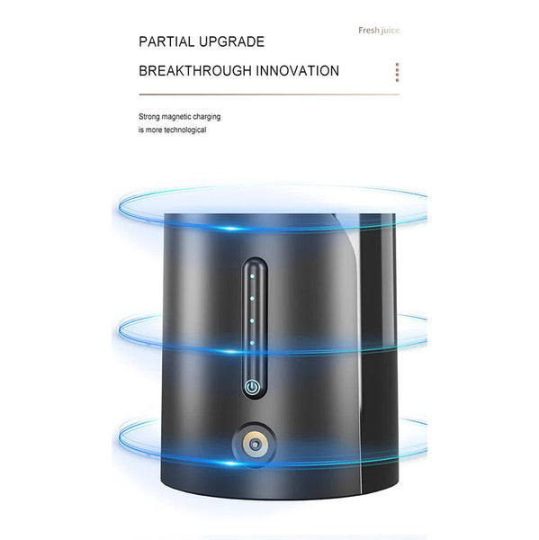 Elosung Black Portable Juicer Magnetic Charging Fresh Blender Multifunctional Ice Crushing Fruit Mixer Juicers