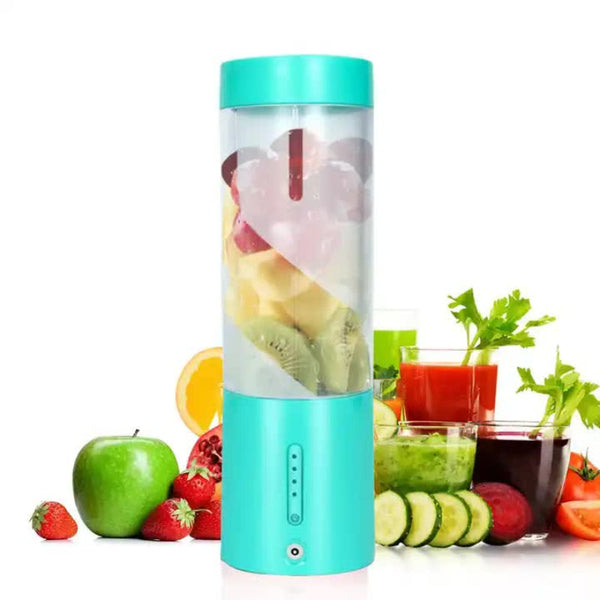 Elosung Blue Portable Juicer Magnetic Charging Fresh Blender Multifunctional Ice Crushing Fruit Mixer Juicers