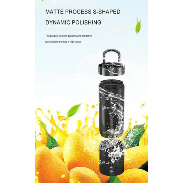 Elosung Blue Portable Juicer Magnetic Charging Fresh Blender Multifunctional Ice Crushing Fruit Mixer Juicers