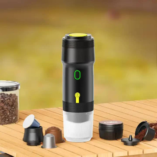 Green Fully Automatic Espresso Coffee Machine Universal 3 In 1 Capsule Powder & Maker Espresso & Cappuccino Machines