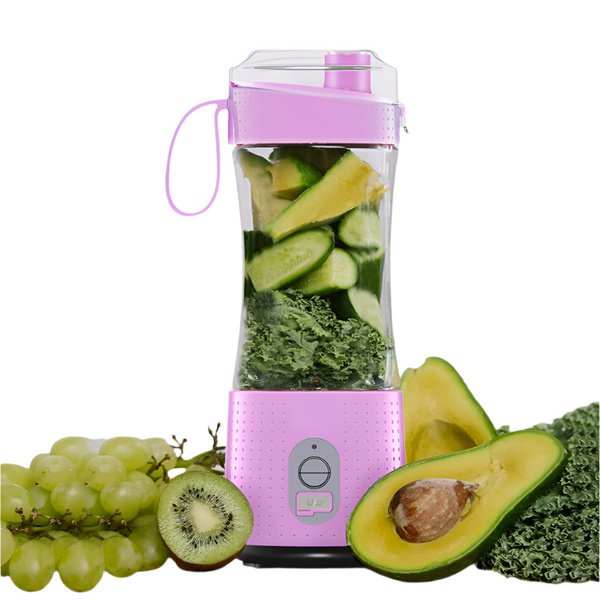 Elosung Purple Portable Mini Juicer Rechargeable Electric Fruit Cup Compact & Convenient Juicers