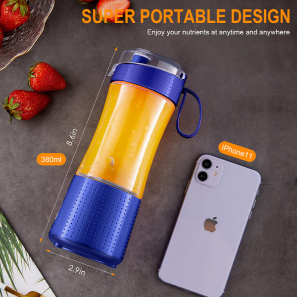 Elosung Black Portable Mini Juicer Rechargeable Electric Fruit Cup Compact & Convenient Juicers