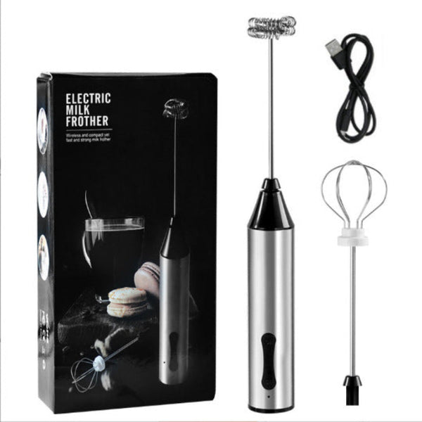 Elosung Rechargeable Electric Milk Frother Handheld Foam Maker Coffee Frothing Wand Whisk For And Baking Milk Frothers