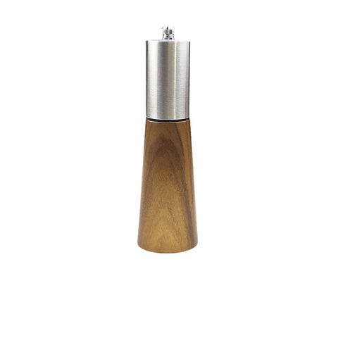 Elosung Natural Colour Acacia Wood Pepper Grinder Manual Multi Purpose Spice Mill Kitchen Seasoning Tool Salt & Pepper