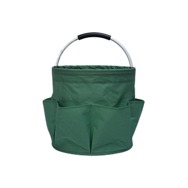 Elosung Green Picnic Basket Foldable Outdoor Beach With Handle Multi Use Storage And Wash Bag Picnic Baskets & Backpacks