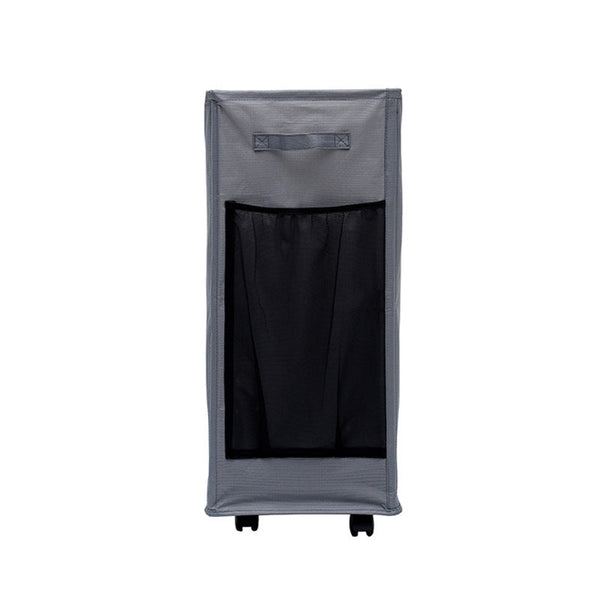 Elosung Dark Grey Foldable Yoga Storage Basket Oxford Fabric Laundry Hamper Multi Purpose Organizer For Toys And Bathroom Essentials Laundry Baskets &